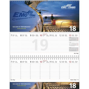 Tischquerkalender Business-Exclusiv 2